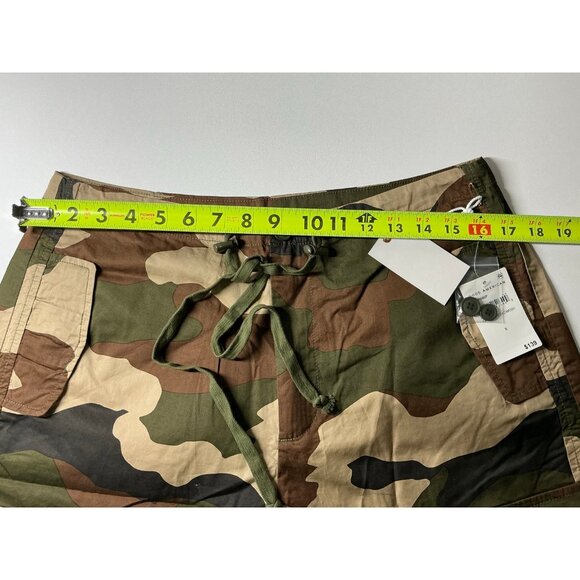 Good American Parachute Cargo Pants in Fatigue Green Size Small - Picture 9 of 13